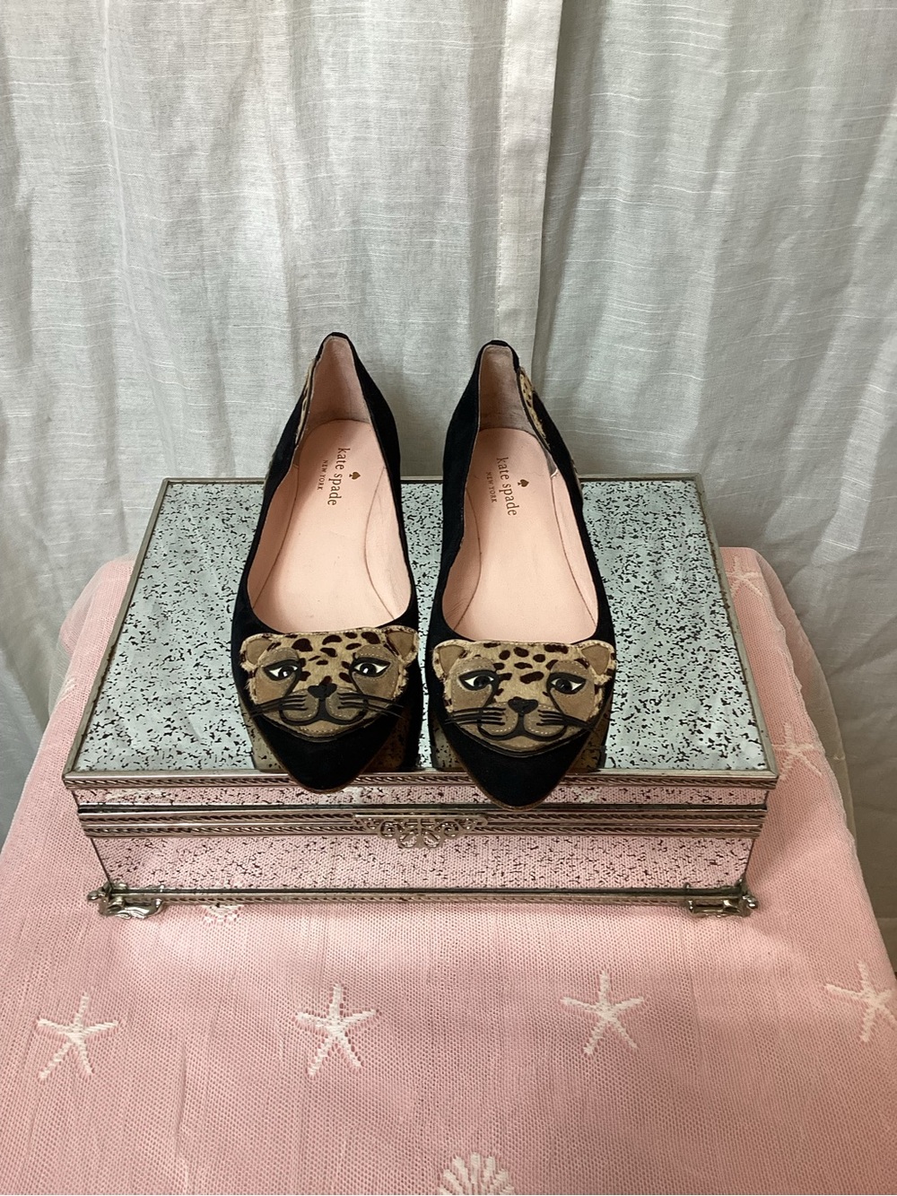 Kate Spade Norman Leopard Calf Hair Flats; Size: 7.5 - Picture 2 of 7